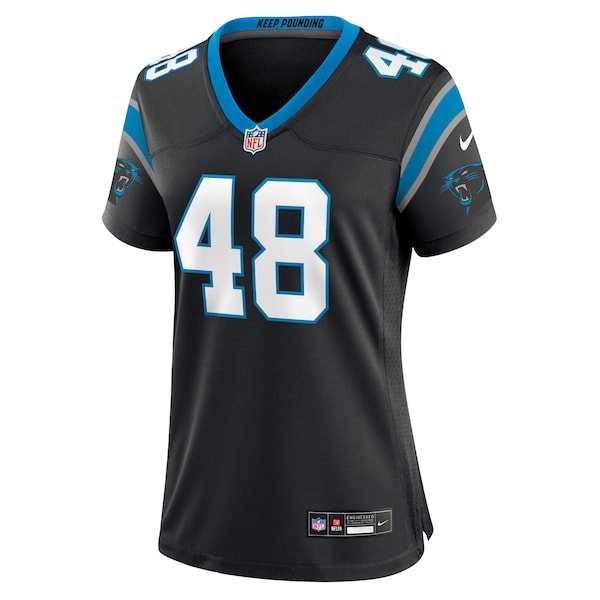 Thomas Incoom Carolina Panthers Nike Women's Team Game Jersey - Black - Image 2