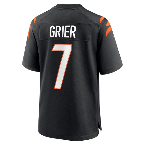 Will Grier Cincinnati Bengals Nike Team Game Jersey - Black - Image 3