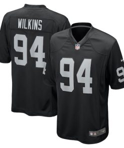 Christian Wilkins Las Vegas Raiders Nike Team Game Jersey -  Black