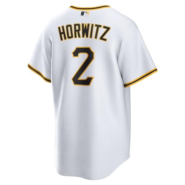 Spencer Horwitz Pittsburgh Pirates Nike Home Replica Jersey - White - Image 3