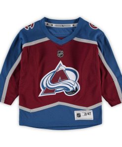 Alternative view of Nathan MacKinnon Colorado Avalanche Toddler Home Replica Player Jersey - Burgundy