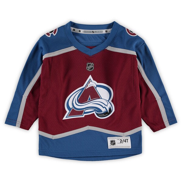 Nathan MacKinnon Colorado Avalanche Toddler Home Replica Player Jersey - Burgundy - Image 2