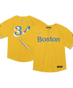 David Ortiz Boston Red Sox Nike Toddler City Connect Limited Player Jersey - Gold