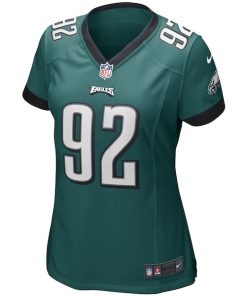 Alternative view of Reggie White Philadelphia Eagles Nike Women's Game Retired Player Jersey - Midnight Green
