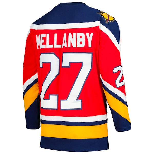 Scott Mellanby Florida Panthers Alternate Captain's Patch 1995/96 Blue Line Player Jersey - Red - Image 3