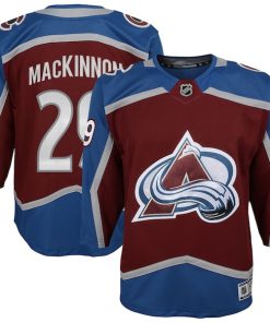 Nathan MacKinnon Colorado Avalanche Preschool Premier Player Jersey - Burgundy/Navy