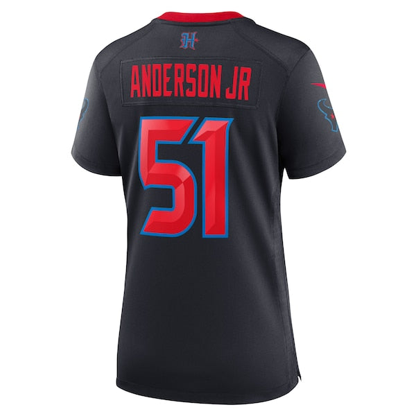 Will Anderson Jr. Houston Texans Nike Women's 2nd Alternate Game Jersey - Navy - Image 3