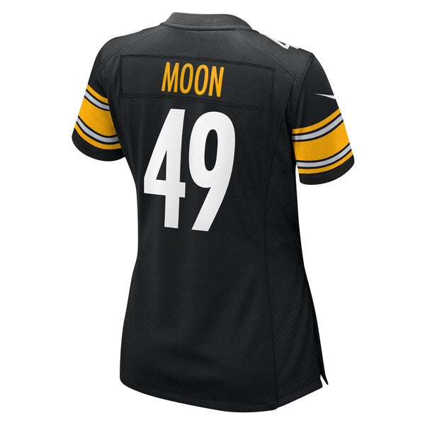 Jeremiah Moon Pittsburgh Steelers Nike Women's Game Jersey - Black - Image 4