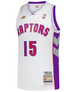 Alternative view of Vince Carter Toronto Raptors  2000 NBA All-Star Game Authentic Jersey - White