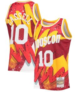 Sam Cassell Houston Rockets Hardwood Classics 1993/94 Hyper Hoops Swingman Jersey - Red