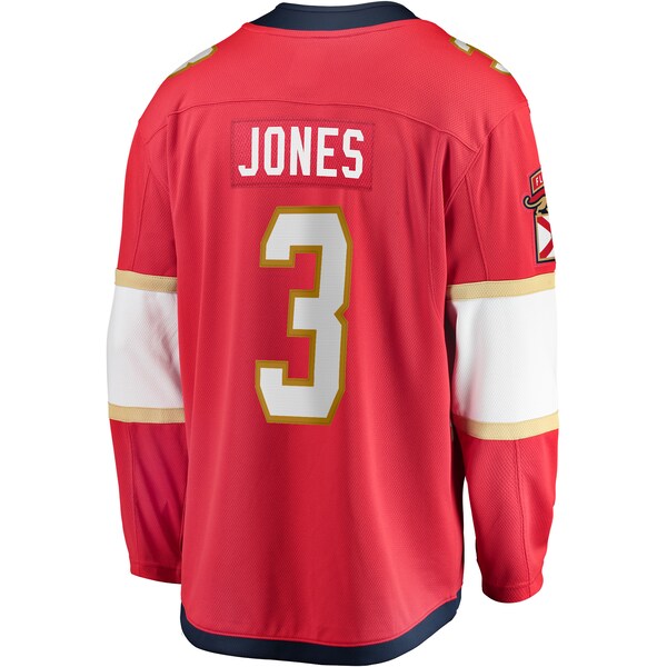 Seth Jones Florida Panthers Home Breakaway Jersey - Red - Image 3