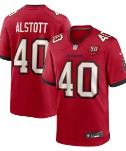 Mike Alstott Tampa Bay Buccaneers Nike 50th Season Team Game Jersey - Red/Creamsicle