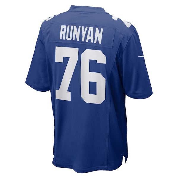 Jon Runyan New York Giants Nike Team Game Jersey - Royal - Image 3