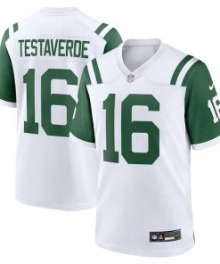Vinny Testaverde New York Jets Nike Classic Alternate Retired Player Game Jersey - White