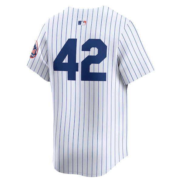 New York Mets Nike 2024 Jackie Robinson Day Home Limited Jersey?ยจC White - Image 3