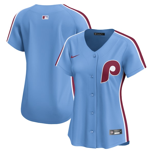 Philadelphia Phillies Nike Women's Alternate Limited Jersey?ยจC Light Blue