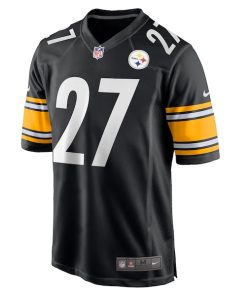 Alternative view of Cory Trice Pittsburgh Steelers Nike  Game Jersey -  Black