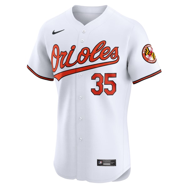 Adley Rutschman Baltimore Orioles Nike Home Elite Jersey - White - Image 2