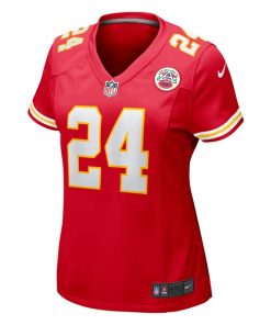 Alternative view of Skyy Moore Kansas City Chiefs Nike Women's Game Player Jersey - Red