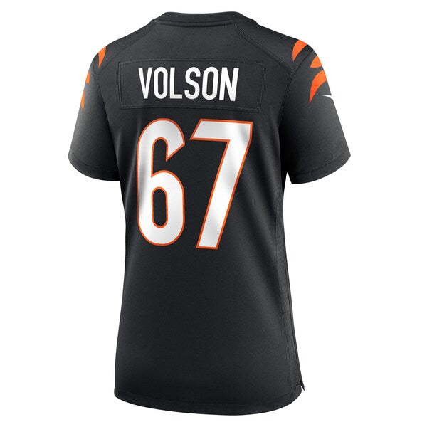 Cordell Volson Cincinnati Bengals Nike Women's Game Player Jersey - Black - Image 3