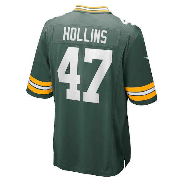 Justin Hollins Green Bay Packers Nike Home Game Player Jersey - Green - Image 3