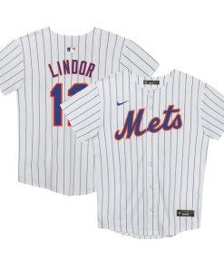 Francisco Lindor New York Mets Nike Preschool Home Game Jersey - White