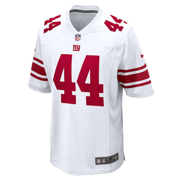 Cam Skattebo New York Giants Nike Game Jersey - White/Royal - Image 3