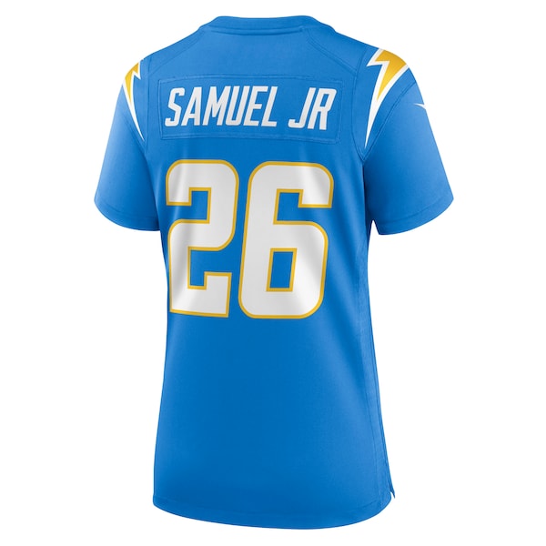 Asante Samuel Jr. Los Angeles Chargers Nike Women's Game Player Jersey - Powder Blue - Image 3