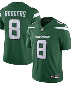 Aaron Rodgers New York Jets Nike Vapor Untouchable Limited Jersey - Gotham Green/Black