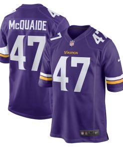 Jake McQuaide Minnesota Vikings Nike  Game Jersey -  Purple