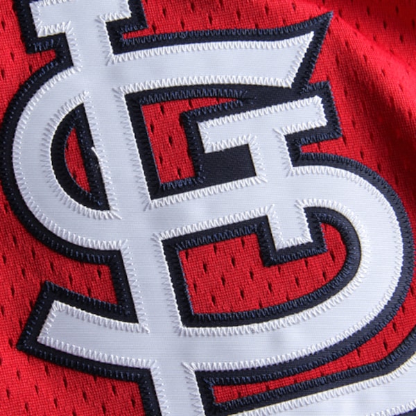 Ozzie Smith St. Louis Cardinals Cooperstown Mesh Batting Practice Jersey - Red/Navy - Image 5