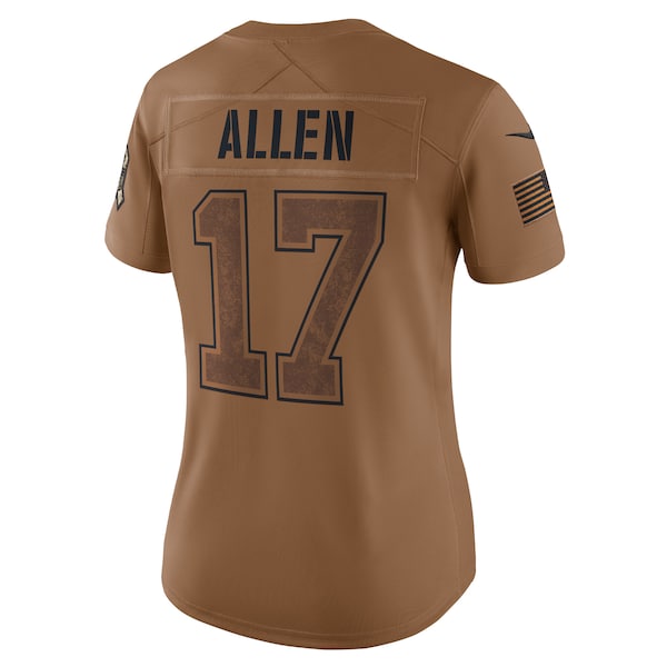 Josh Allen Buffalo Bills Nike Women's 2023 Salute To Service Limited Jersey - Brown - Image 2