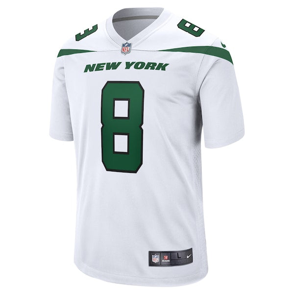 Aaron Rodgers New York Jets Nike Game Jersey - White/Black/Green - Image 3