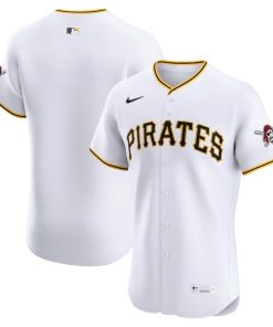 Pittsburgh Pirates Nike Home Elite Jersey - White/Black