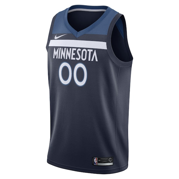 Minnesota Timberwolves Nike Swingman Custom Jersey Navy - Icon Edition - Image 2