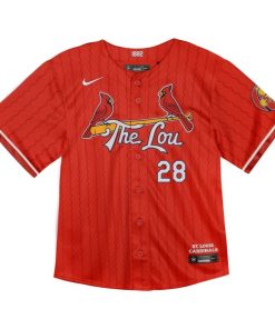 Alternative view of Nolan Arenado St. Louis Cardinals Nike Toddler 2024 City Connect Limited Player Jersey - Red