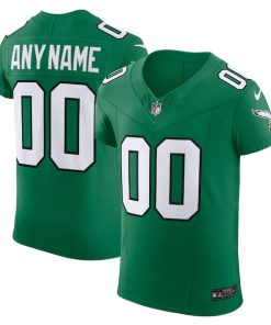 Philadelphia Eagles Nike 2nd Alternate Vapor F.U.S.E. Elite Custom Jersey - Kelly Green