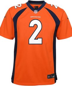 Alternative view of Patrick Surtain II Denver Broncos Nike Youth Game Jersey - Orange