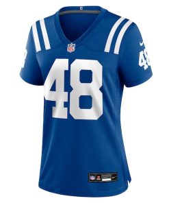 Alternative view of Joe Bachie Indianapolis Colts Nike Women's Team Game Jersey -  Royal