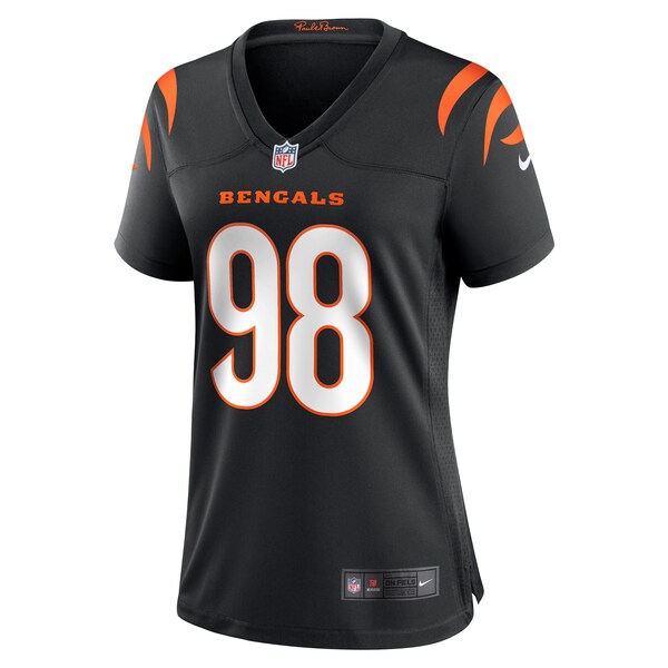 Tedarrell Slaton Jr Cincinnati Bengals Nike Women's Team Game Jersey - Black - Image 3