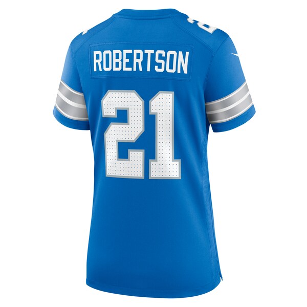 Amik Robertson Detroit Lions Nike Women's Team Game Jersey - Blue - Image 3