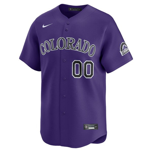 Colorado Rockies Nike Alternate Limited Custom Jersey - Purple - Image 2