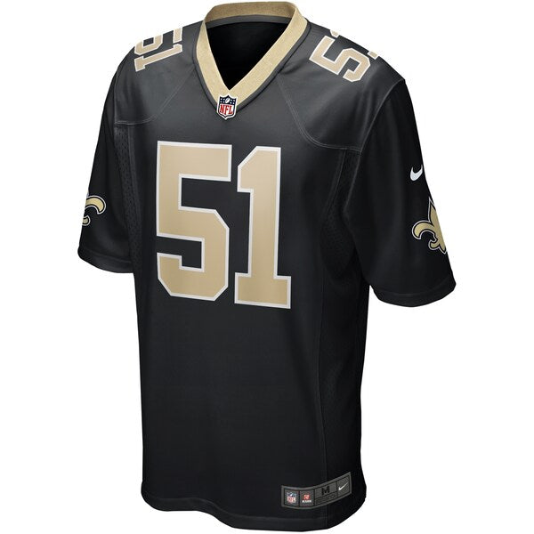 Jonathan Vilma New Orleans Saints Nike Game Retired Player Jersey - Black - Image 2