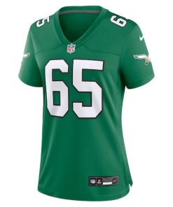 Alternative view of Lane Johnson Philadelphia Eagles Nike Women's Alternate Game Jersey - Kelly Green