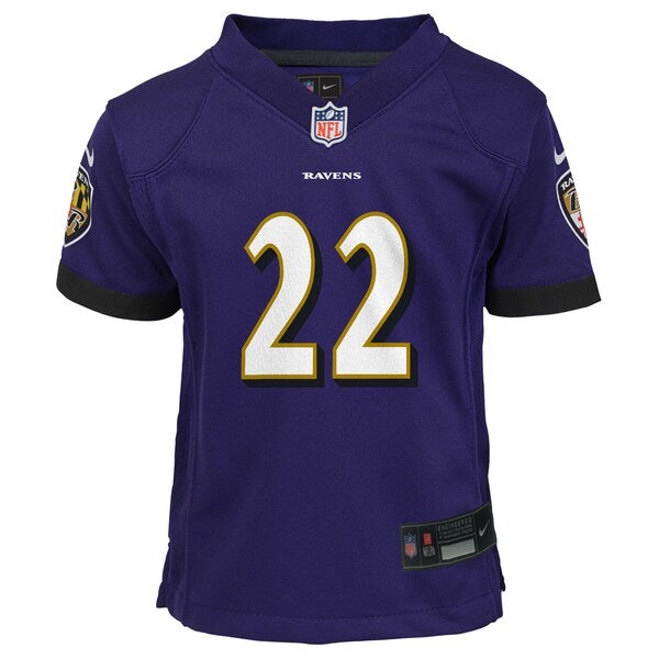 Derrick Henry Baltimore Ravens Nike Toddler Game Jersey - Purple - Image 2