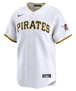 Alternative view of Pittsburgh Pirates Nike Home Limited Jersey - White
