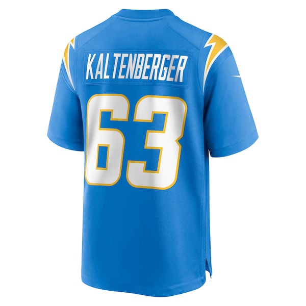 Josh Kaltenberger Los Angeles Chargers Nike Team Game Jersey - Powder Blue - Image 3