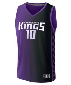Alternative view of DeMar DeRozan Sacramento Kings  Fast Break Replica Jersey - Statement Edition - Purple