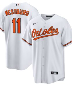Jordan Westburg Baltimore Orioles Nike Home Replica Jersey - White