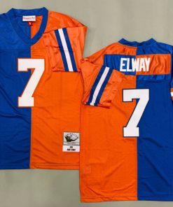 John Elway Denver Broncos Authentic split Throwback Retired Player Jersey